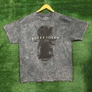 Sleep Token Take Me Back to Eden Reaper Vessel Rock Band Mineral Wash Tee XL